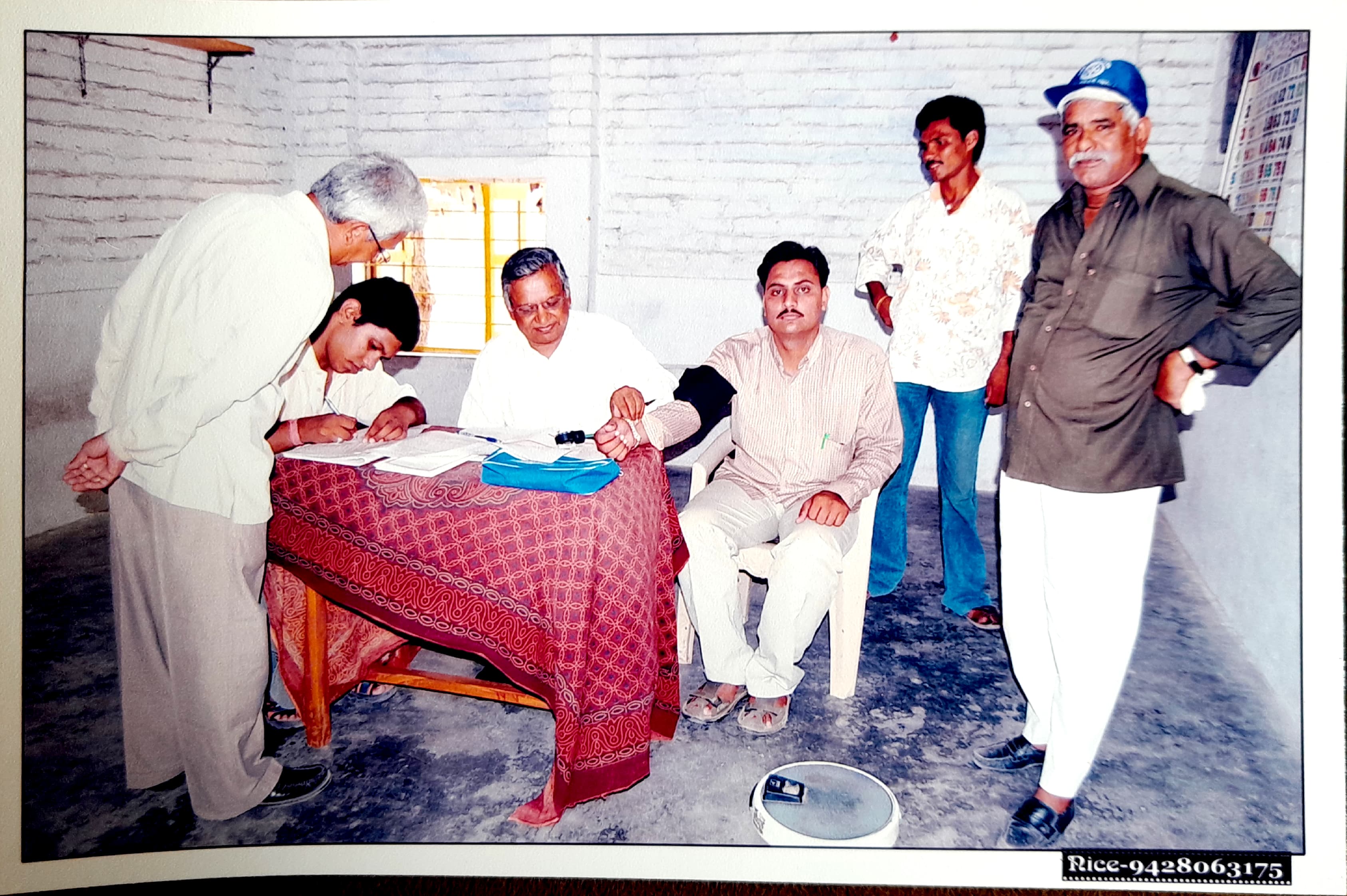 A Blood Donation Camp was successfully organized in collaboration with Red Cross Himmatnagar and Rotary Club Vadali, encouraging voluntary blood donation for community welfare.