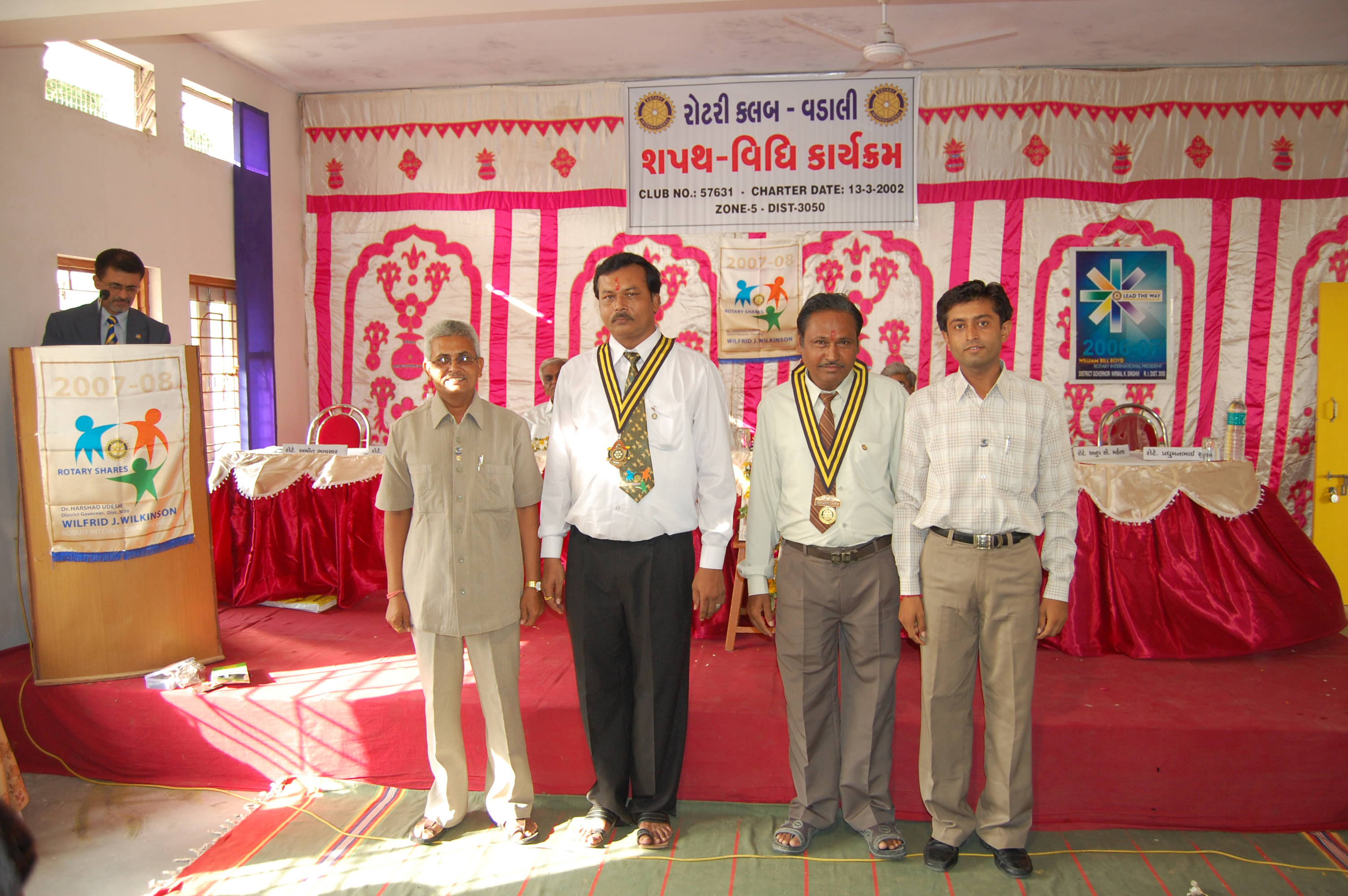 Installation Ceremony for the New President, Secretary and Board of Directors