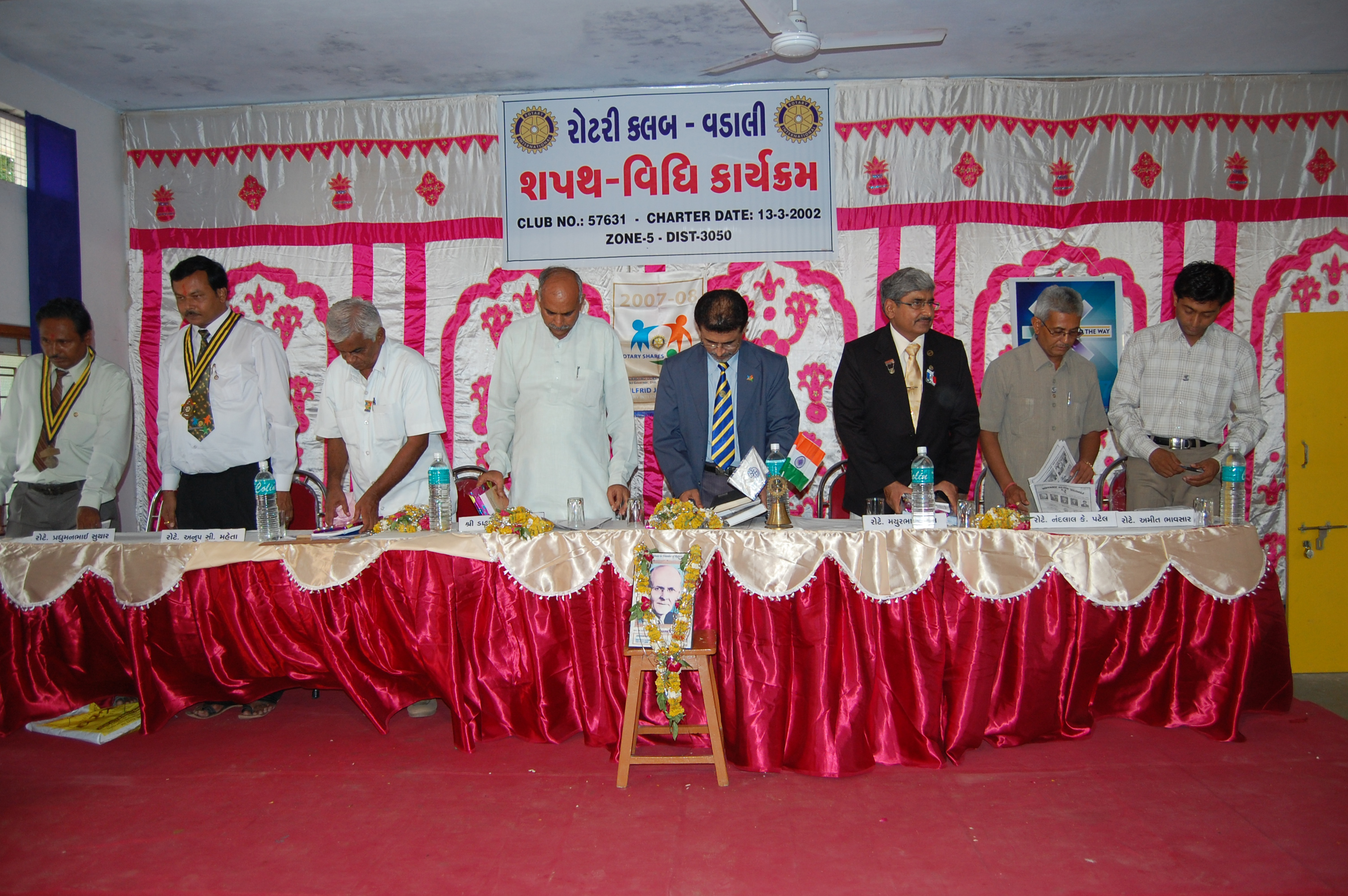 Installation Ceremony for the New President, Secretary and Board of Directors