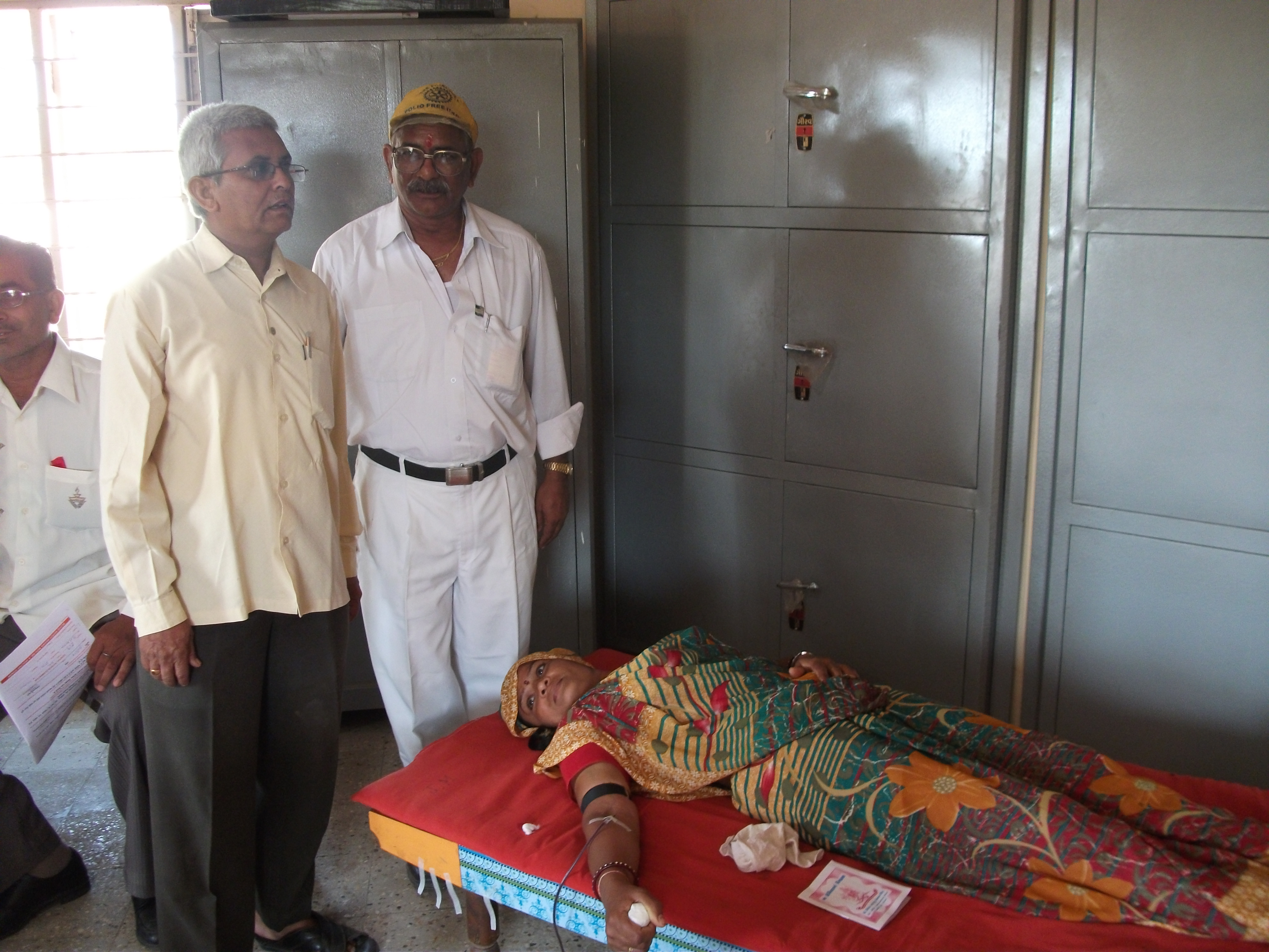 A Blood Donation Camp was organized in collaboration with Red Cross Himmatnagar and Rotary Club Vadali at Malpur.