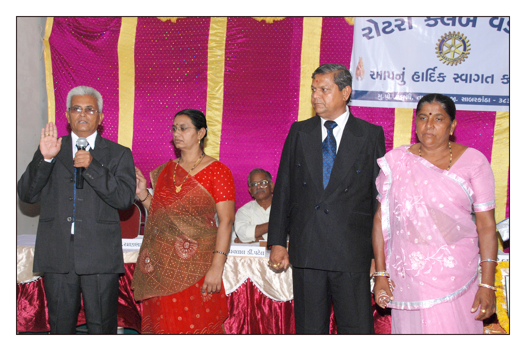 Installation Ceremony for the New President, Secretary and Board of Directors