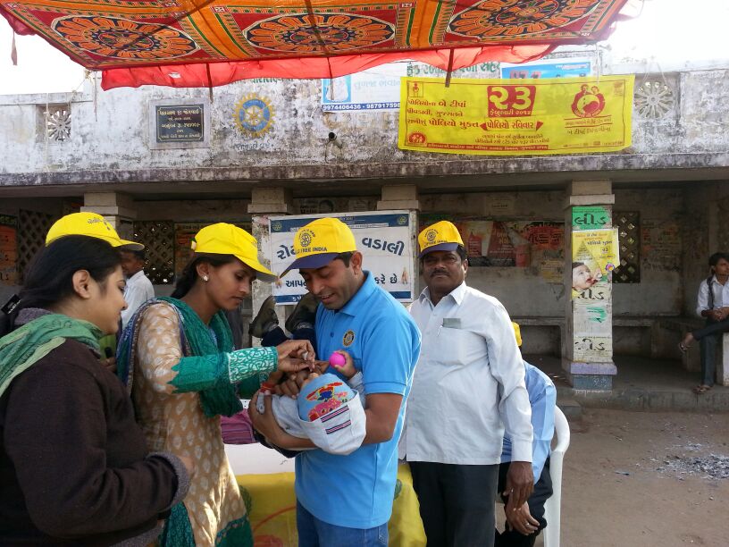 National Immunization Day – Polio Campaign by Rotary