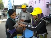 National Immunization Day was conducted on 19 January 2014 at the Rotary Pick-Up Stand, Vadali.