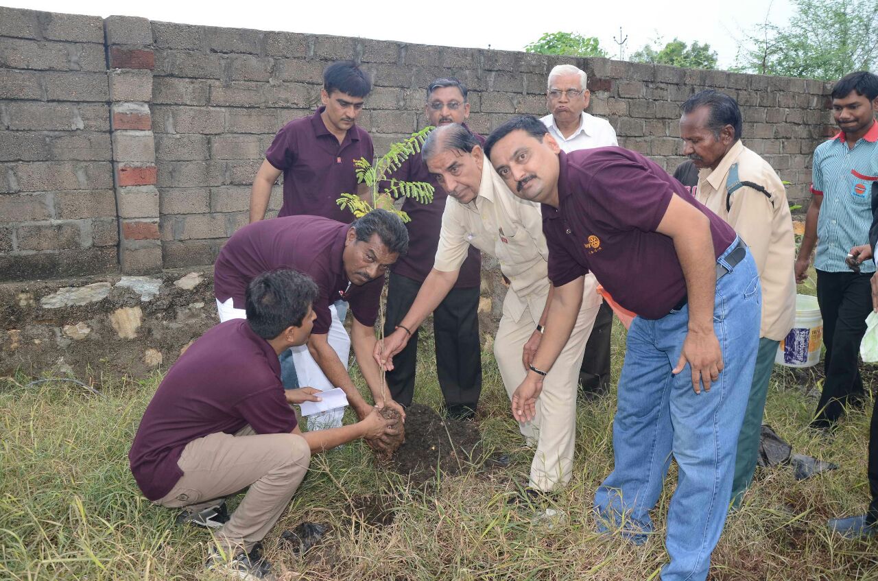 Tree Plantation at Yogeshwar Jin, Vadali