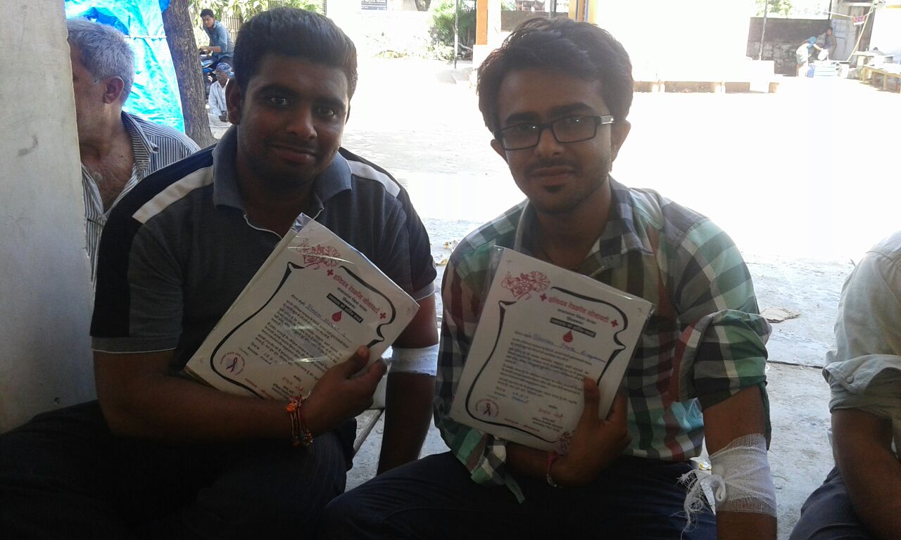 A Blood Donation Camp was successfully organized in collaboration with Red Cross Himmatnagar and Rotary Club Vadali,