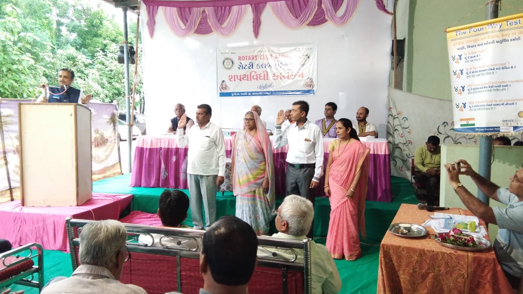 Installation Ceremony for the New President, Secretary and Board of Directors