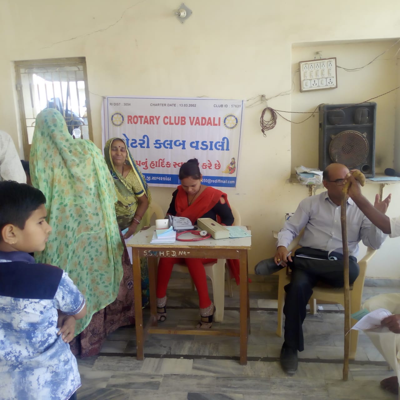 The NCD Project, in collaboration with Vishwakalyan Society, Idar, focuses on awareness, early detection, and prevention of non-communicable diseases such as diabetes, hypertension, and heart disease.