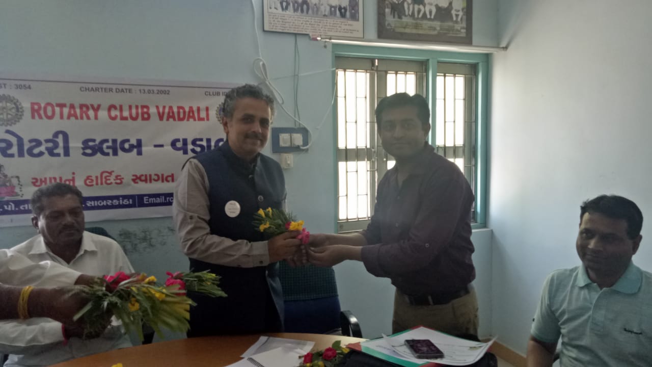 Official Club Visit by District Governor