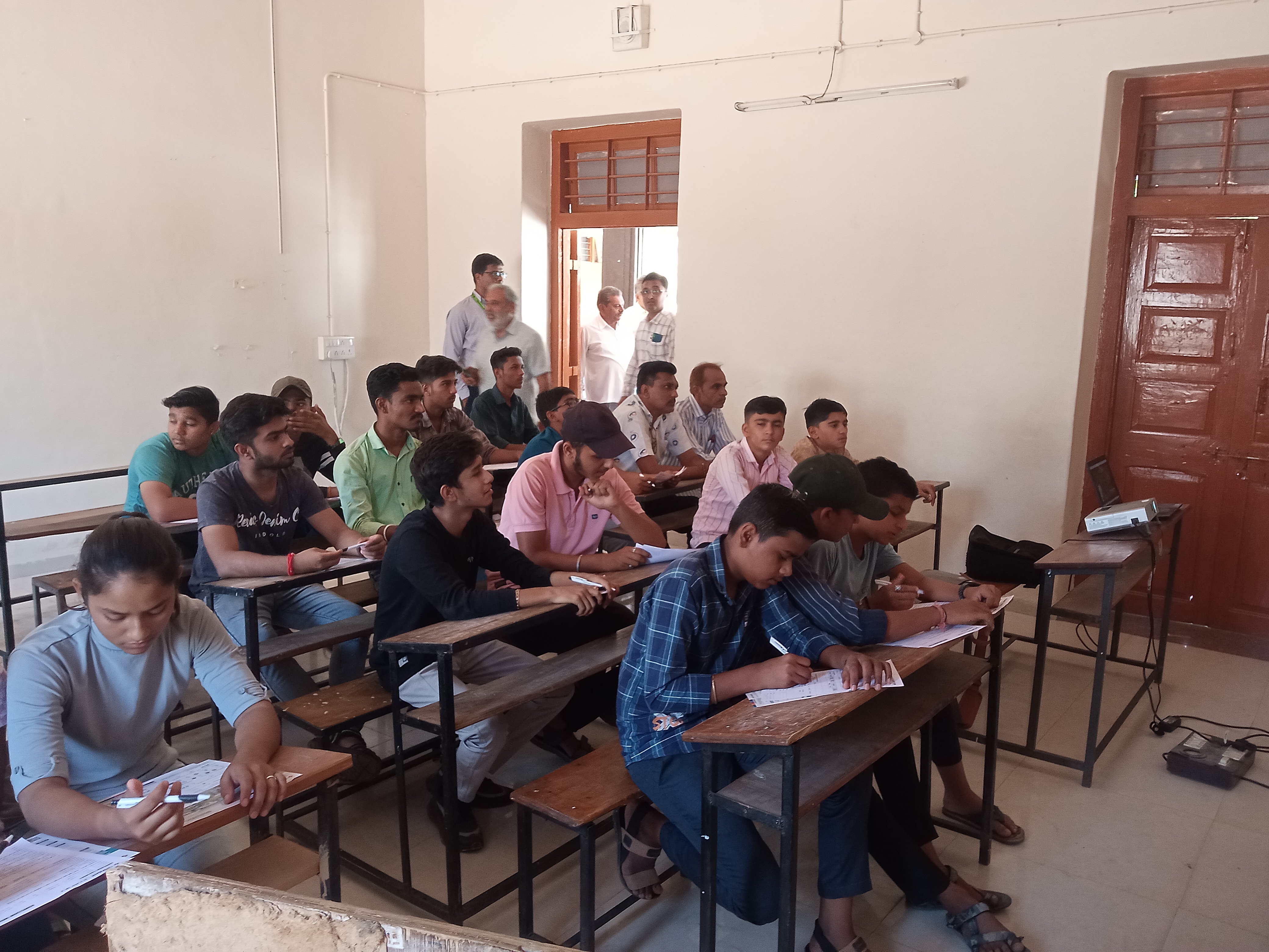 A Career Seminar was successfully organized in collaboration with Ganpat University and Rotary Club Vadali, guiding students toward informed educational and career choices.