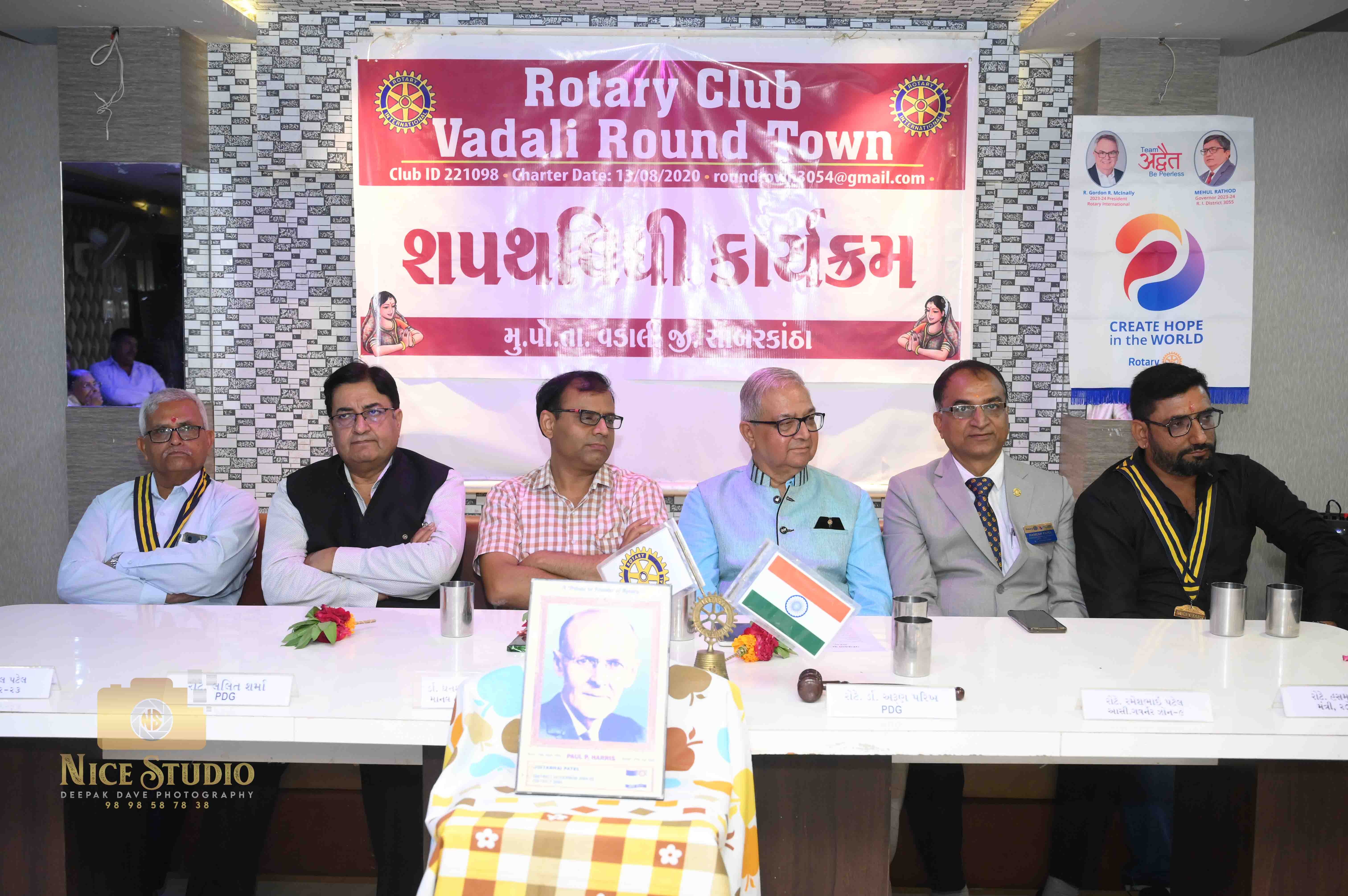 Installation Ceremony for the New President, Secretary and Board of Directors